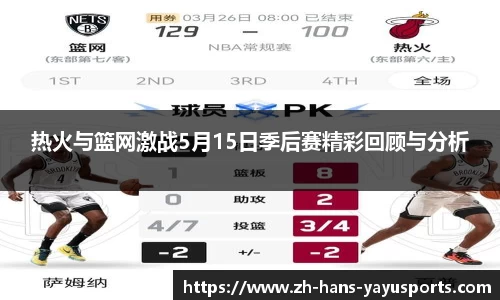 热火与篮网激战5月15日季后赛精彩回顾与分析